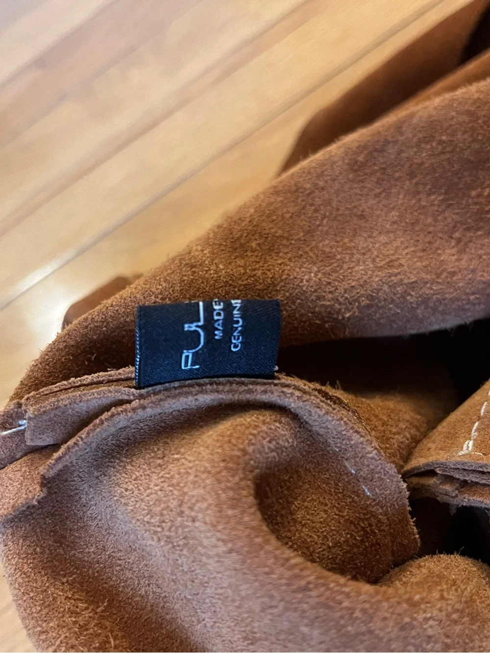 Vintage Pulicati Suede Hobo Bag in Cognac Brown